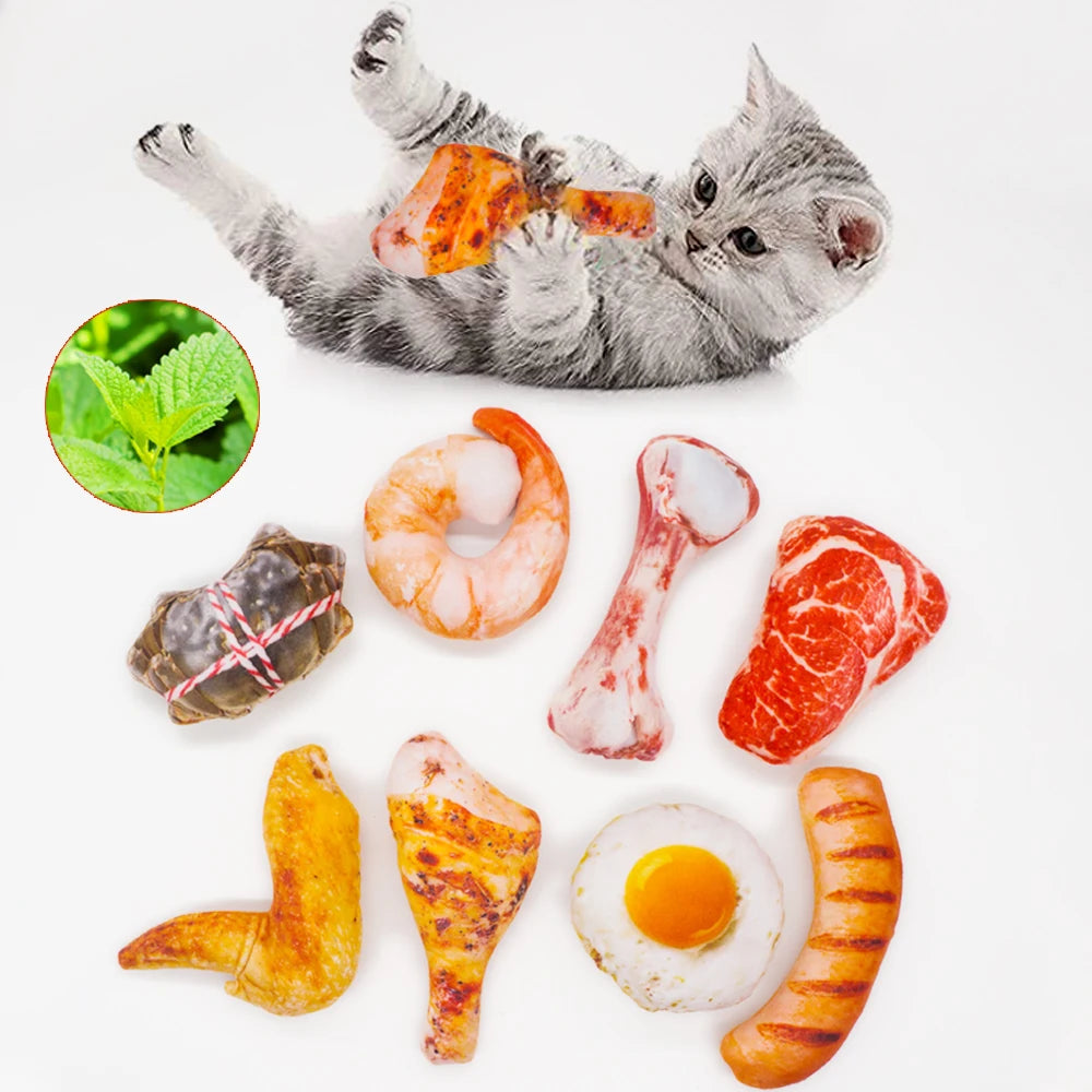 NomNomNip Delights: Food-Inspired Catnip Toys